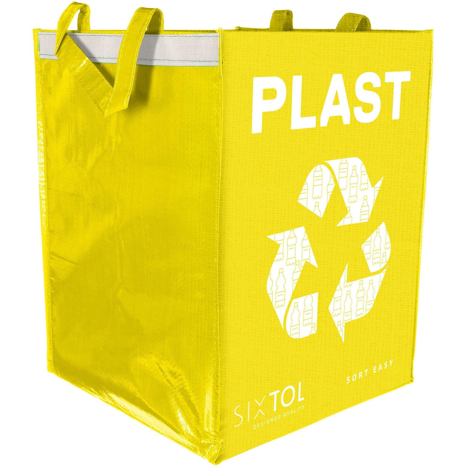SIXTOL Táska szelektív hulladékhoz SORT EASY PLASTIC, 30x30x40 cm, 36 l (SX4206)