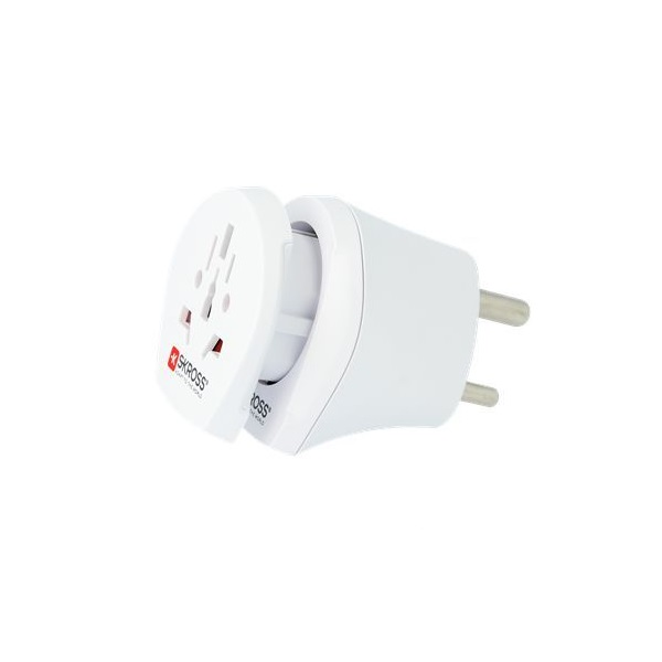 SKROSS csatlakozó átalakító Indiába utazóknak (SKR-COMBO-WORLDTOIND)