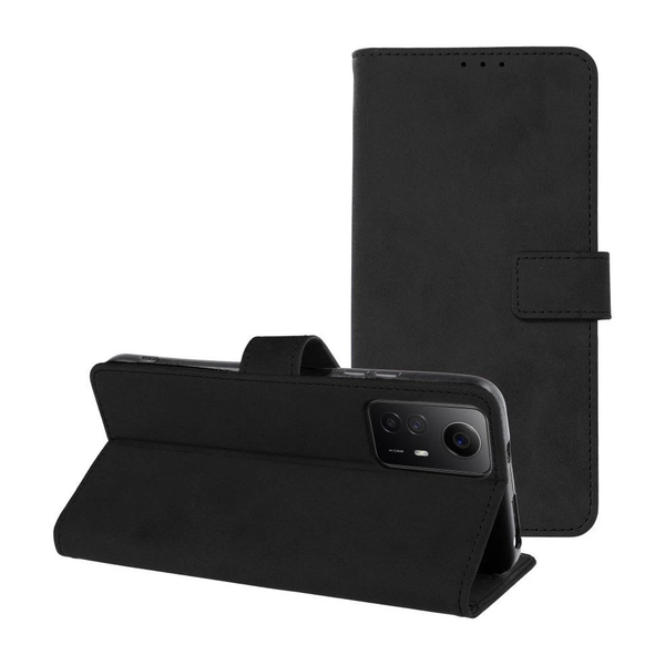 TENDER könyvtok XIAOMI Redmi Note 12S készülékhez fekete