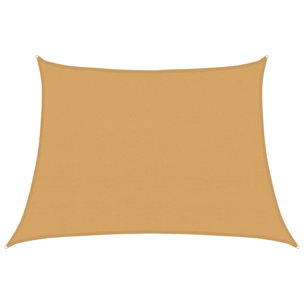 világosszürke trapéz alakú HDPE napvitorla 160 g/m² 4/5 x 3 m (4002072)