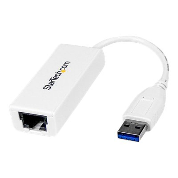 StarTech.com USB 3.0 to Gigabit Ethernet Network Adapter - 10/100/1000 NIC - USB to RJ45 LAN Adapter for PC Laptop or MacBook (USB31000SW) - network adapter - USB 3.0 - Gigabit Ethernet