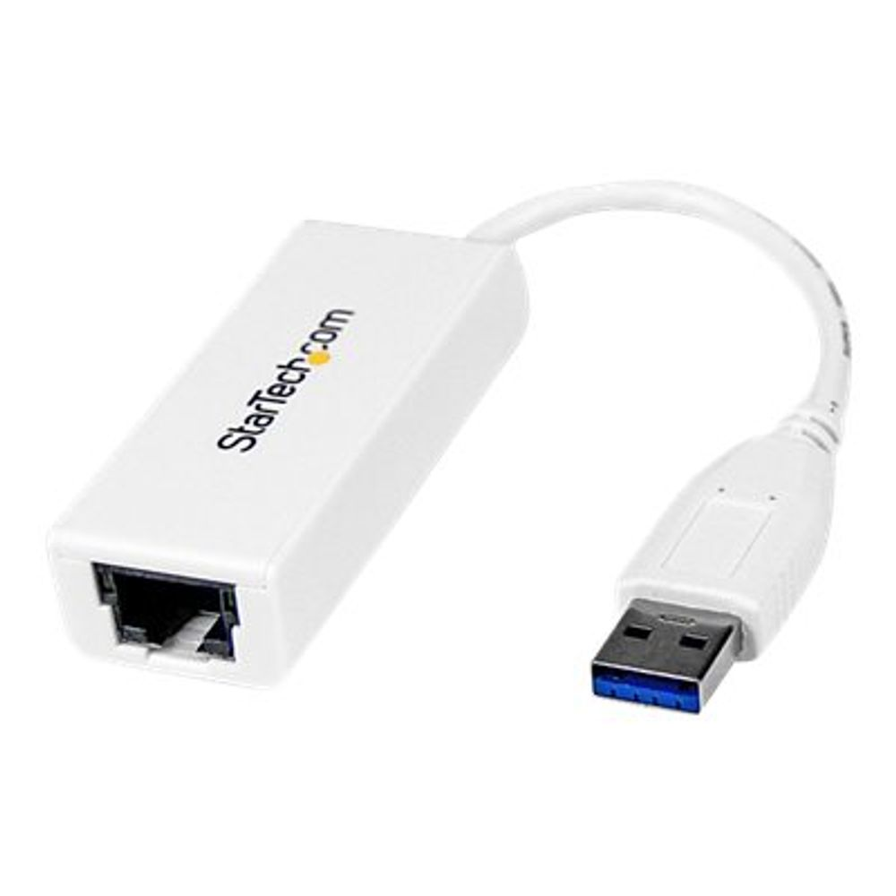 StarTech.com USB 3.0 to Gigabit Ethernet Network Adapter - 10/100/1000 NIC - USB to RJ45 LAN Adapter for PC Laptop or MacBook (USB31000SW) - network adapter - USB 3.0 - Gigabit Ethernet (USB31000SW)