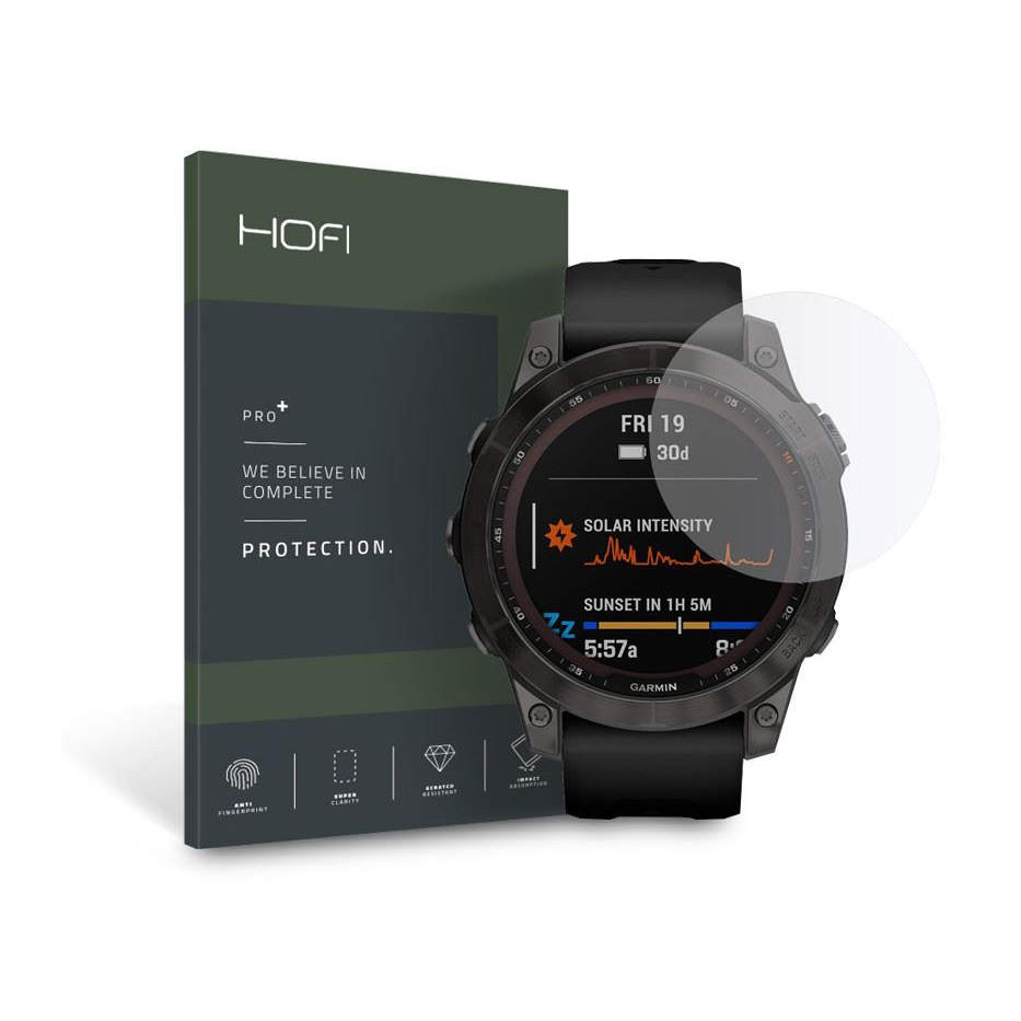 HOFI Glass Pro+ Garmin Fenix 5/6/6 Pro/7 (22mm) üveg képernyővédő fólia (FN0310) (FN0310)
