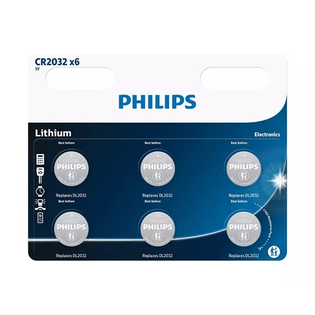 Philips CR2032P601B batteria per uso domestico CR2032 Litio