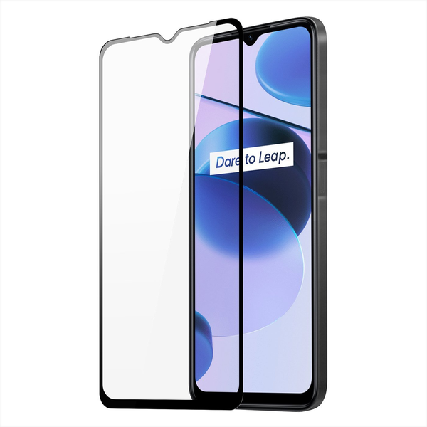  Dux Ducis Dux Ducis 9D Tempered Glass wytrzymałe szkło hartowane 9H na cały ekran z ramką Realme C35 czarny (case friendly)
