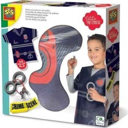 SES Creative Petits Pretenders Dress up costume police (8710341180225)