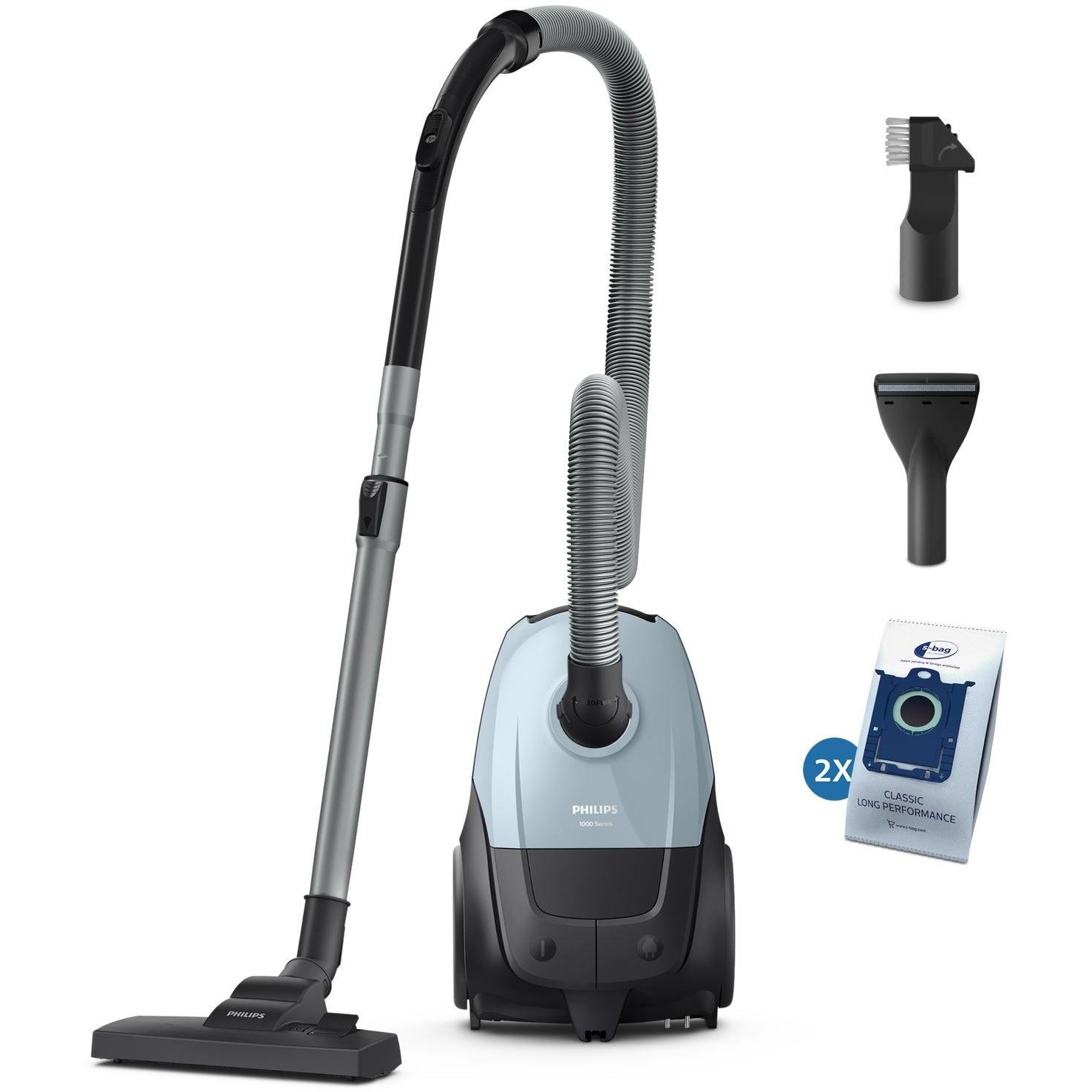 Philips 2000 series XD1142/10 vysávač 3 L Cylindrový vysávač Suchý 800 W Vrecko na prach