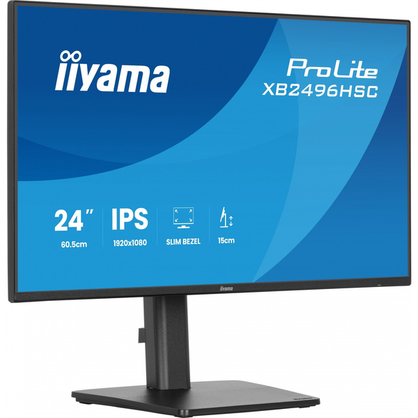 iiyama ProLite XB2496HSC-B1 computerskærm 61 cm (24") 1920 x 1080 pixel Fuld HD LED Sort