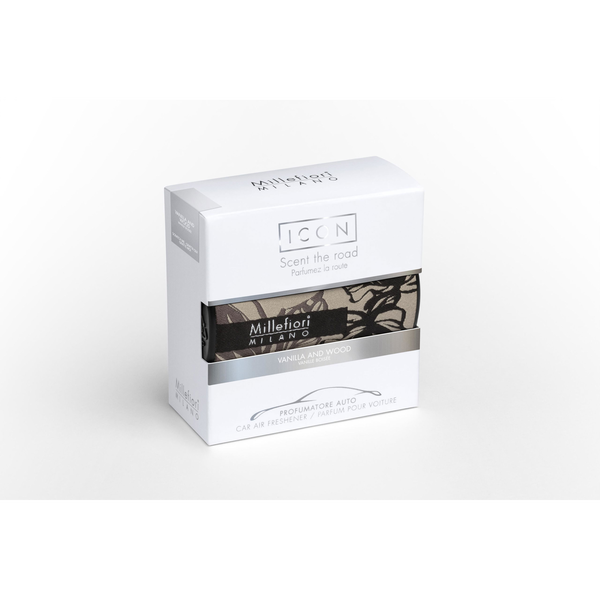 Millefiori Milano Icon Ambientador Coche Textile Vainilla & Wood