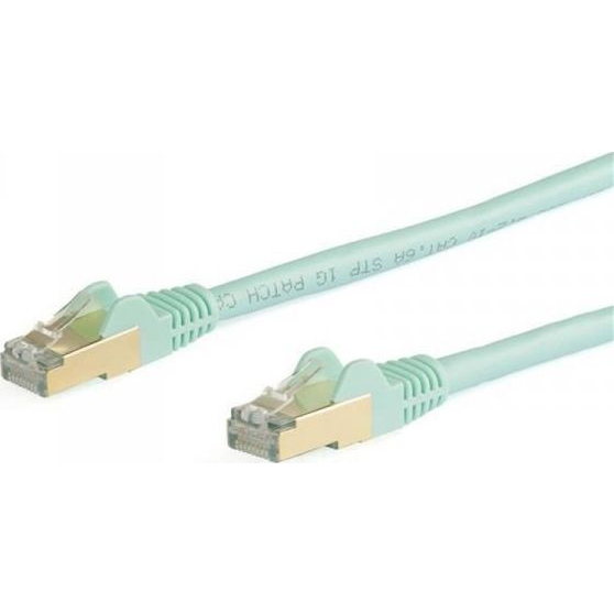 StarTech.com 6ASPAT5MAQ netwerkkabel Aqua-kleur 5 m S/UTP (STP)