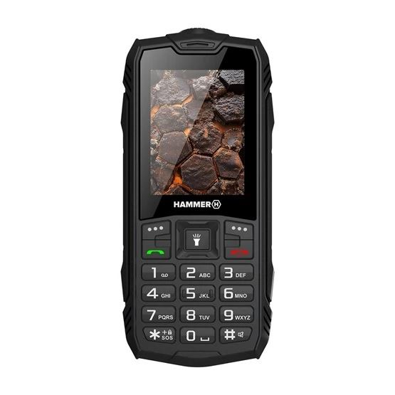 myPhone HAMMER Rock LTE 2,4" Dual SIM черен здрав мобилен телефон
