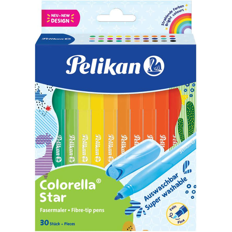 Pelikan Colorella Star C302 30 színű filctoll készlet (822336)