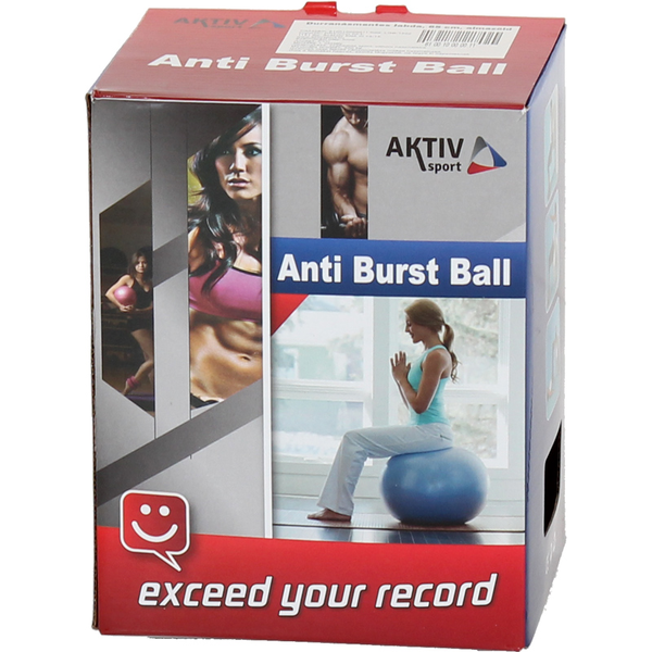 AKTIVSPORT Durranásmentes labda 85cm szürke