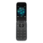 Nokia 2660 Flip Dual-Sim mobiltelefon fekete-ezüst (1GF011EPA1A01)