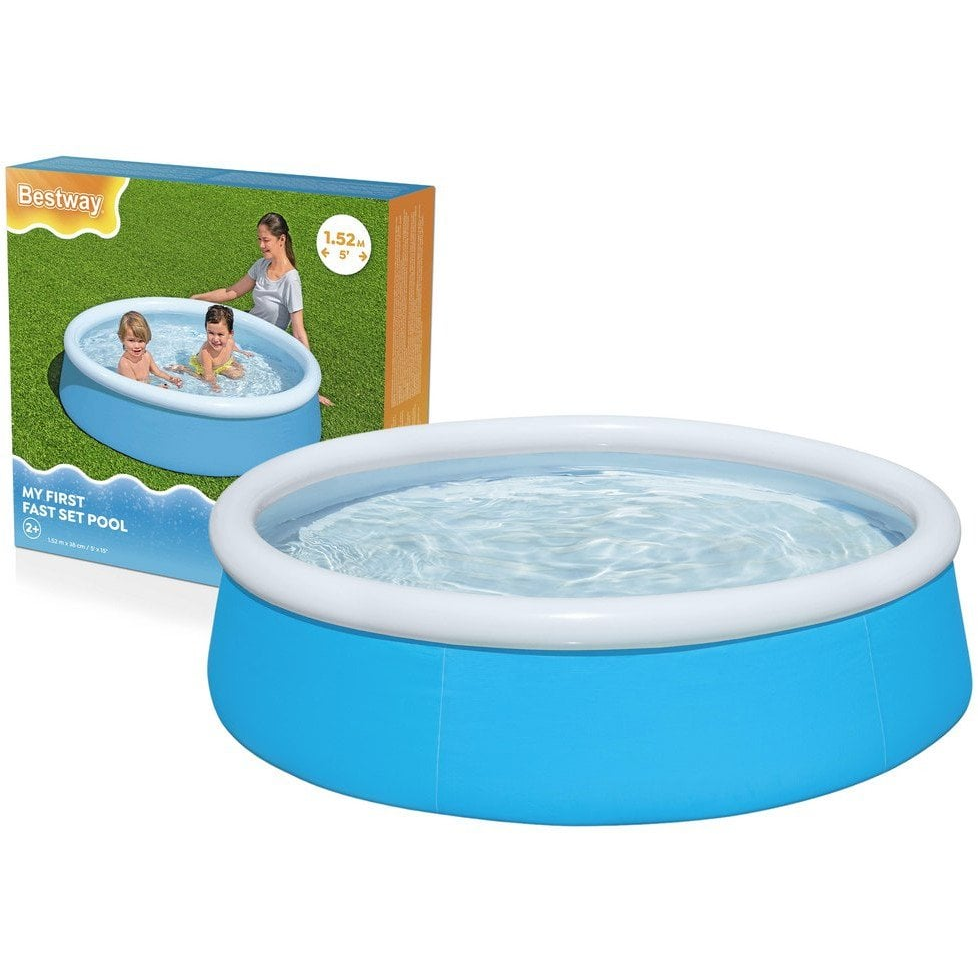 Bestway 57241 / 24 kerti medence Felfújható medence Kerek Kék, Fehér (21126)