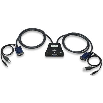 Manhattan 151245 KVM-switch Zwart