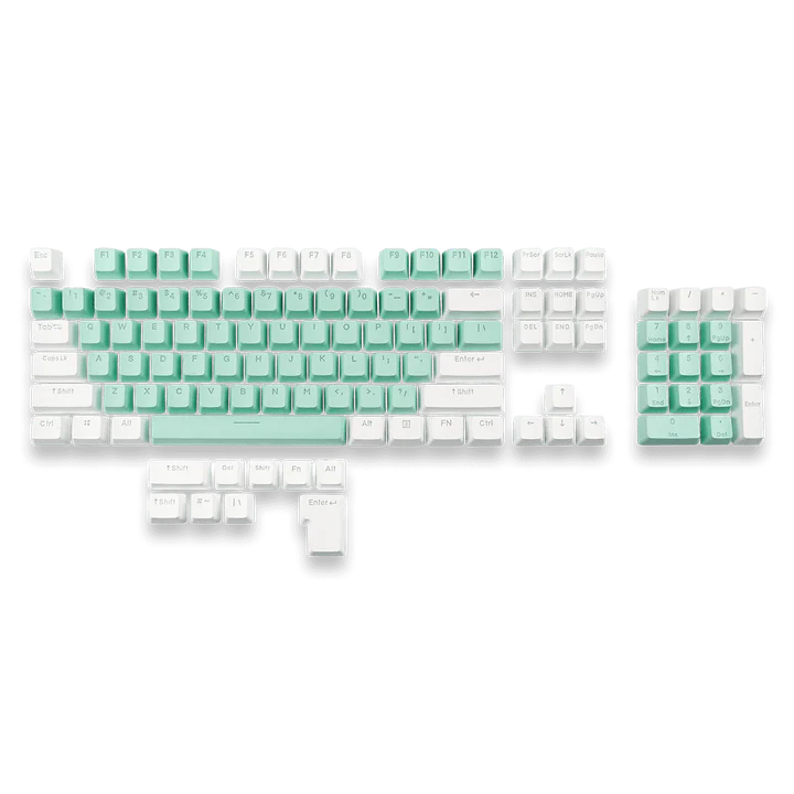 Mountain Mineral PBT Keycap szett - Aquamarine B (113 db) (MG-EVAC-MTN-KEYCAP-PBT-AQUAMAR)