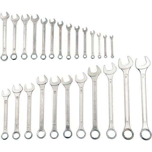 CSILLAG-VILLÁS KULCS KÉSZLET, 25DB, 6-32MM, MŰANYAG TARTÓBAN (51650)