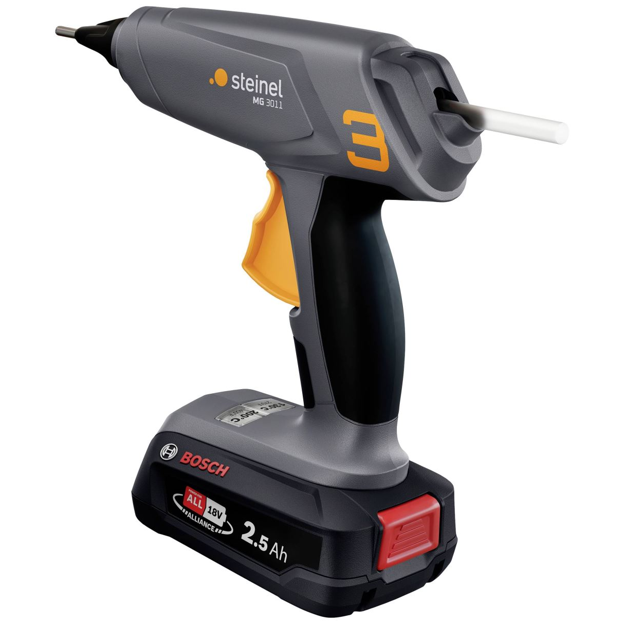 Steinel Gluemobile 3011 ragasztópisztoly akkuval, töltővel, hordtáskával 11mm 18V (069018) (069018)