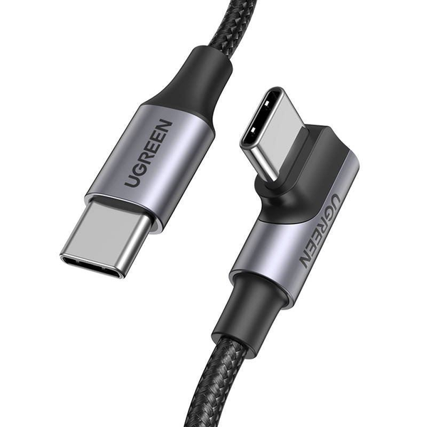 Ugreen 70643 καλώδιο USB USB 2.0 1 m USB C Μαύρος (Μαύρο), Γκρι