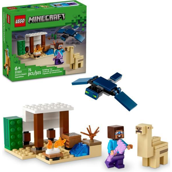 LEGO Minecraft Púštna expedícia Steva POPIS (21251)