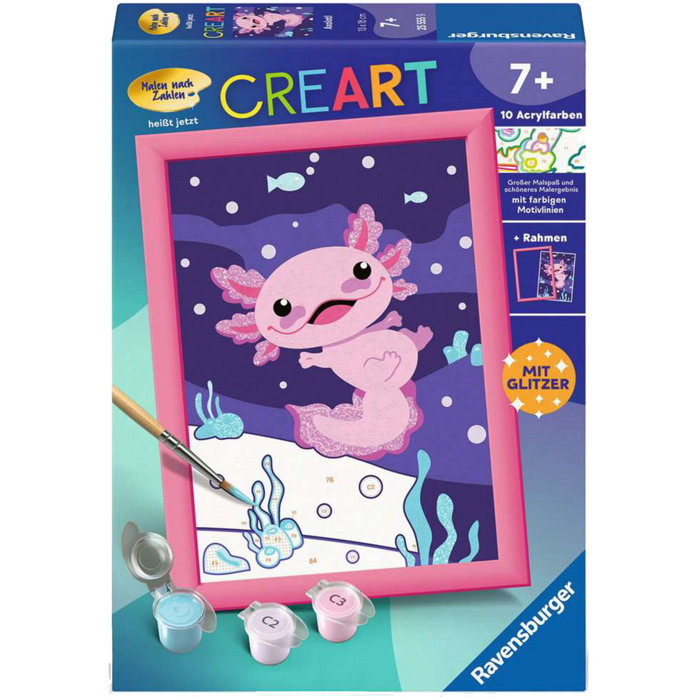 Ravensburger CreArt Kifestő készlet - Axolotl
