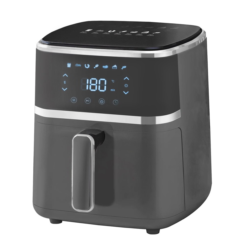 TOO AF-140B AirFryer Forrólevegős sütő 5L 1350 Watt - Fekete (AF-140B)
