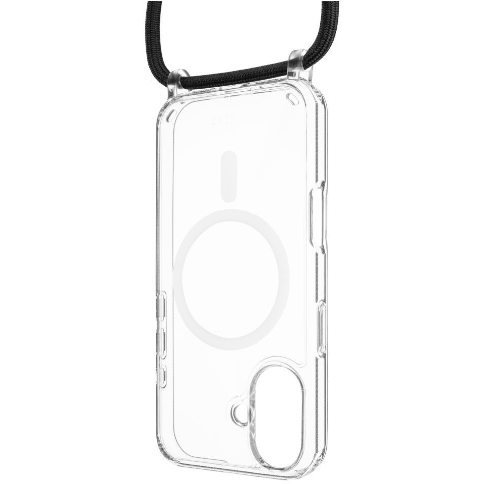 FIXED MagPure Neck Apple iPhone 16 Plus készülékhez, fekete nyakpánttal (FIXPUNM-1401-BK)