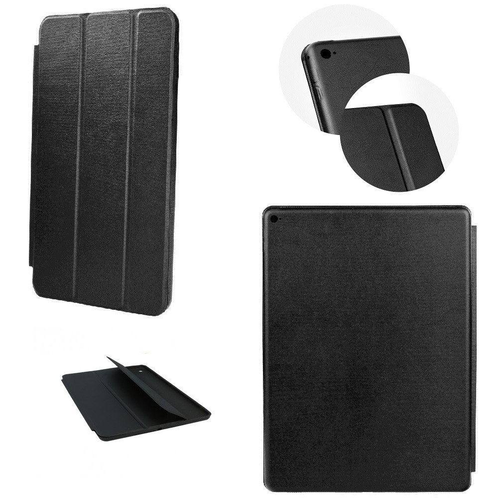 Apple iPad 9.7 (2017 / 2018), mappa tok, Smart Case, fekete (8596311074240)