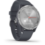Ceas smartwatch Garmin Vivomove 3S, Silver, Blue