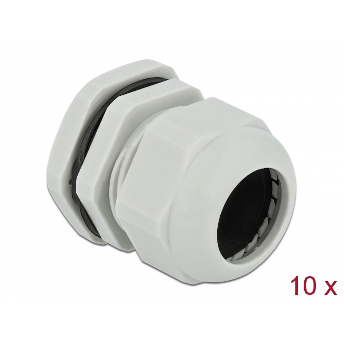 Delock PG29 tömszelence 10 db. szürke (60227) (60227)