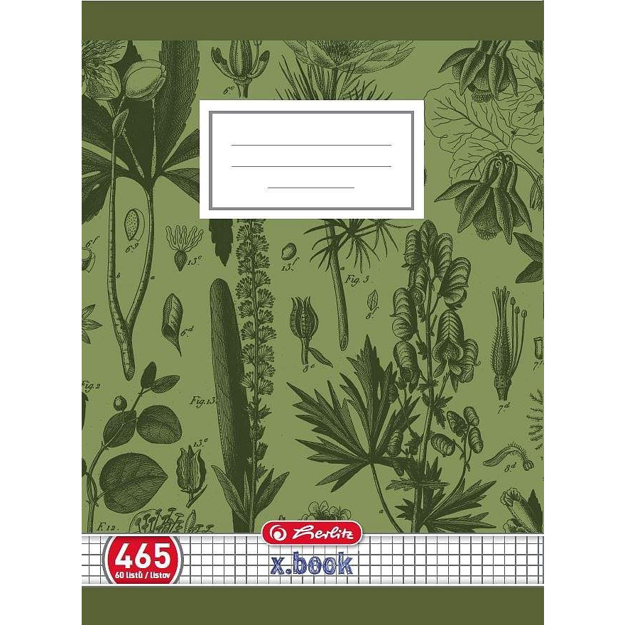 Herlitz 465 famentes, kockás (60078201)