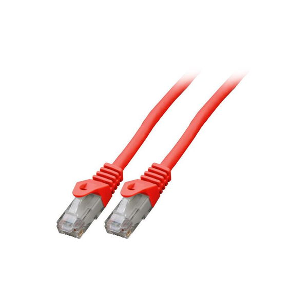 EFB RJ45 Patchkabel U/UTP, Cat.6, LSZH, CCA, 1,5m, rot