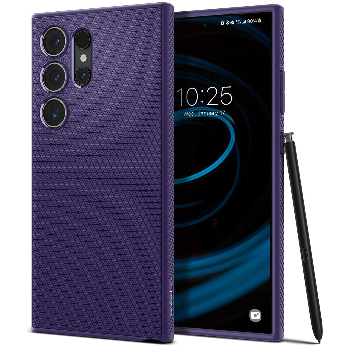 Spigen Liquid Air Samsung Galaxy S24 Ultra tok lila (ACS07449) (ACS07449)