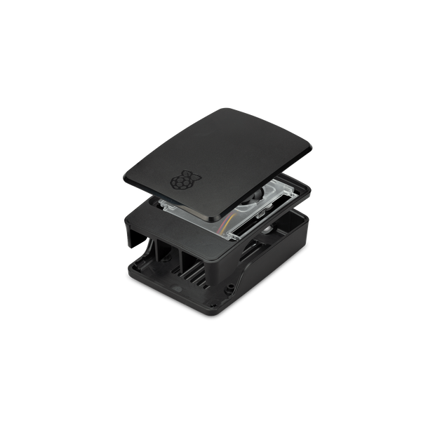 Oficiální skříň pro Raspberry Pi 5 - černá s ventilátorem