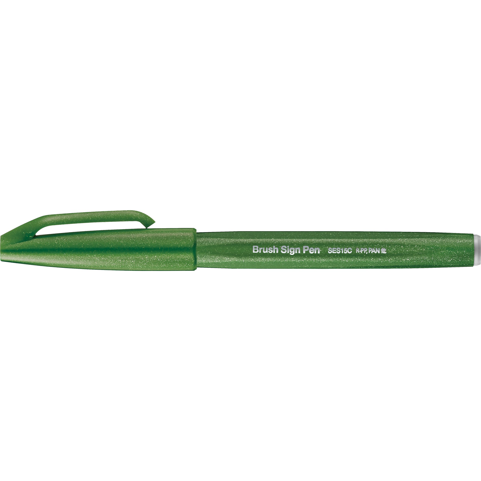 Pentel Brush SignPen olivazöld ecsettoll (SES15C-D2X)