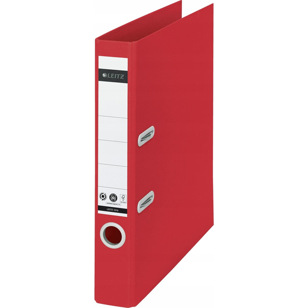 Leitz 10190025 raccoglitore ad anelli A4 Rosso