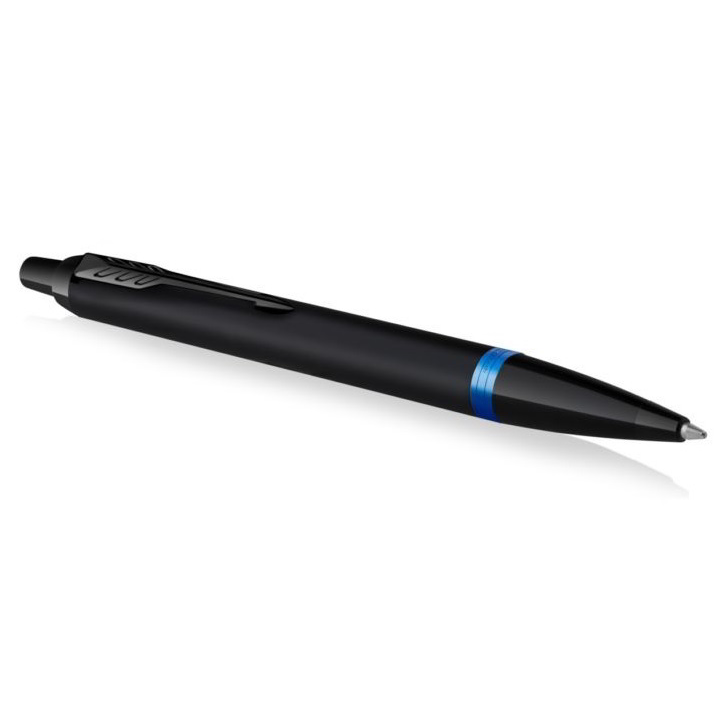 Parker Royal Im Professionals Vibrant Nyomógombos golyóstoll fekete/kék - 1mm / Kék (7010607002)