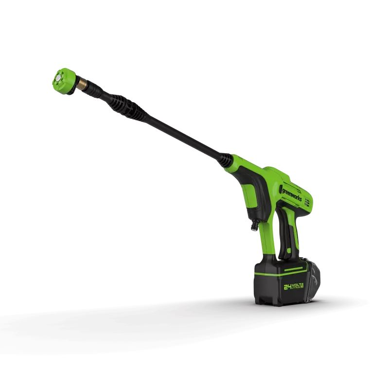 Greenworks G24PW akkumulátoros magasnyomású mosó 24V akku és töltő nélkül (5105307-GW) (5105307-GW)