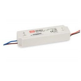 MEAN WELL LPV-60-24 LED transzformátor Állandó feszültségű 60 W 0 - 2.5 A 24 V/DC Fényerő-szabályozó nélkül, Túlterhelés elleni védelem 1 db (LPV-60-24)