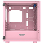 DarkFlash DLM21 Mesh Pink táp nélküli M-ATX ház rózsaszín