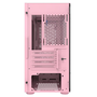 DarkFlash DLM21 Mesh Pink táp nélküli M-ATX ház rózsaszín