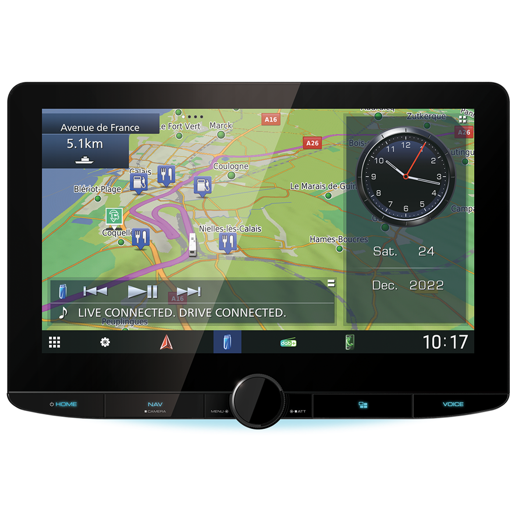 Kenwood 10.1" DNR992RVS GPS navigáció (DNR992RVS)