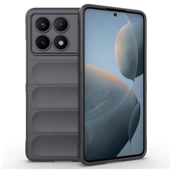 Gigapack Xiaomi Poco X6 Pro 5G szilikon tok sötétszürke (GP-155486) (GP-155486)