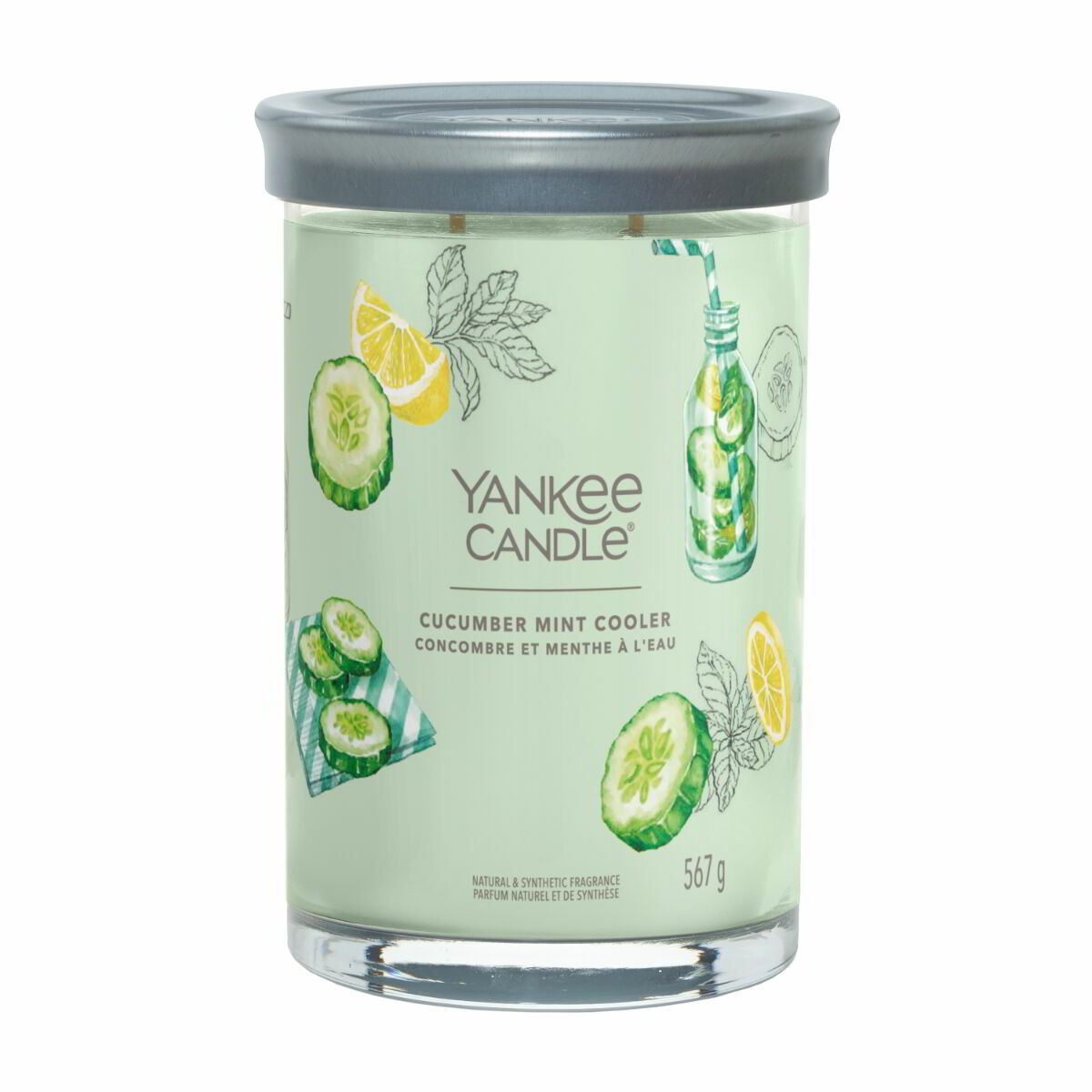 Yankee Candle Signature Cucumber Mint Cooler Illatgyertya 567g (1728873E)