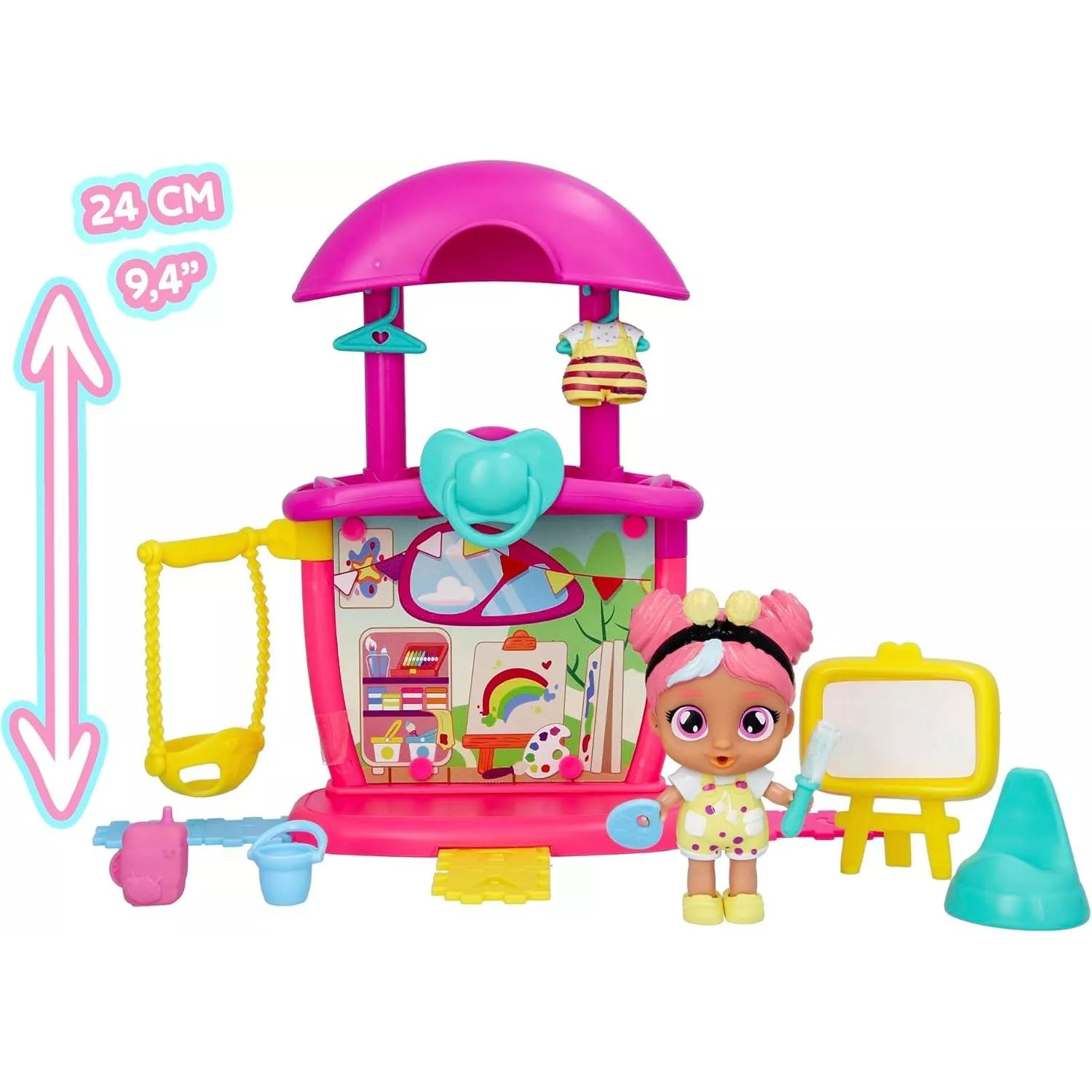 Cry Babies Playtime Maddy játszószobája játékszett 14 darab kiegészítővel (IMC924413)