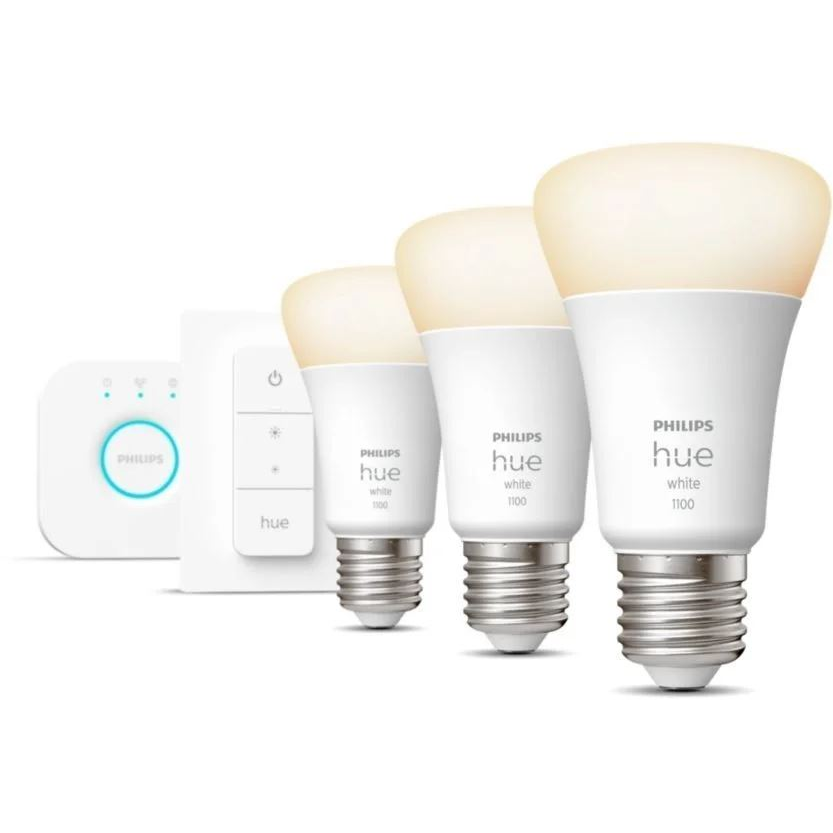 Philips Hue LED fényforrás E27 9.5W kezdőcsomag (929002469204) (929002469204)