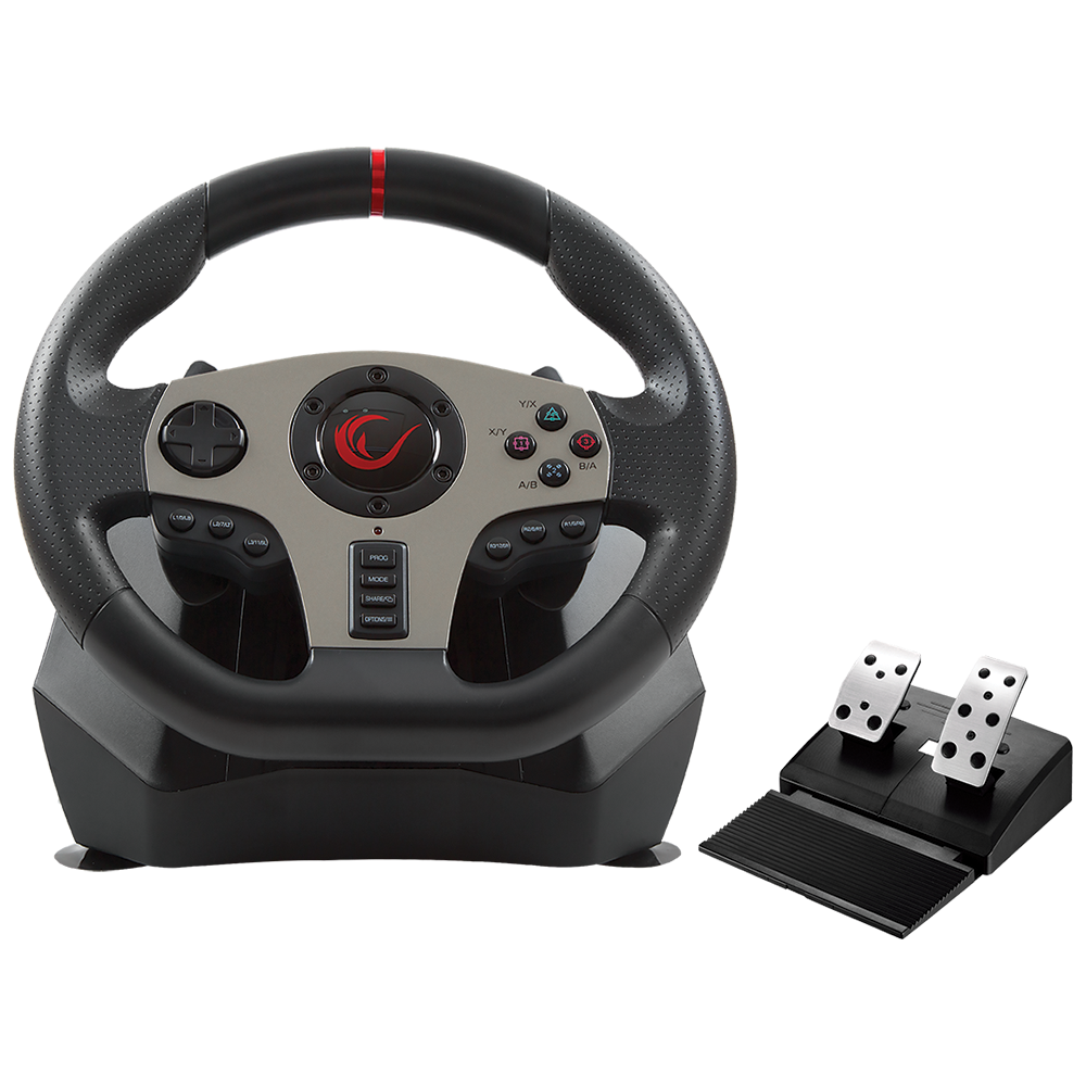 Rampage V900-S Kormány + pedál szett - Fekete (32939)