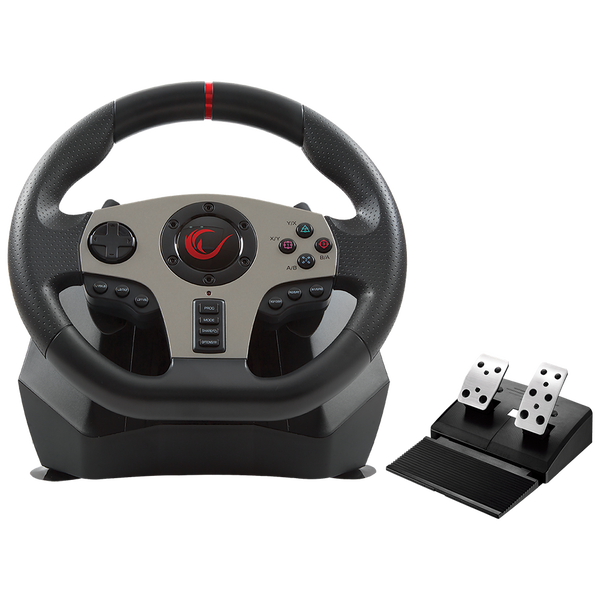 Rampage V900-S Kormány + pedál szett - Fekete