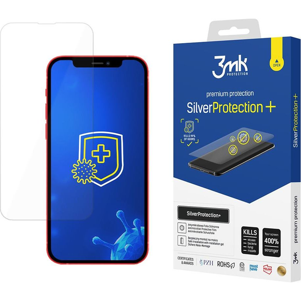 Защитно фолио Antimicrobe 3MK Protection Silver+ за iPhone 13
